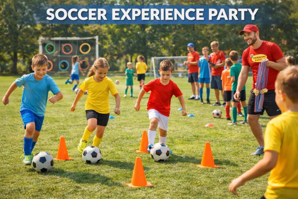 Animazione festa a tema calcio per bambini in Piemonte.